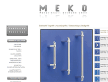 Tablet Screenshot of meko-beschlaege.de